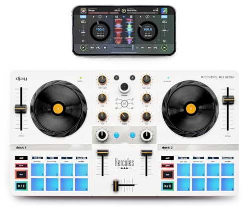 Hercules DJControl Mix Ultra – Mobile DJ Controller for Smartphones (iOS/Android)