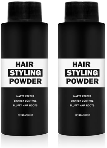 40g Poudre Coiffante Homme, Poudre Volume Cheveux, Poudre Texturisante Cheveux, Texture Mate, Tenue Longue Durée, Facile à Appliquer, Tenue Naturelle