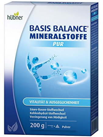 Hübner Multi-Mineral Basis (200 g)| basische Mineralstoffmischung für Säure-Basen-Haushalt & Vitalität | mit Magnesium, Zink, Eisen & Spurenelementen | vegan & laktosefrei