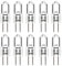SCNNC G4 Halogen Leuchtmittel 12V 20W Dimmbar 300LM Warmweiß 2700K, Halogen Stiftsockel 10W 12V G4 Bi-Pin-Basis G4 Klare Kapsel, G4 10W Halogen für Küchen, Kronleuchter, Schlafzimmer, 10 Stück