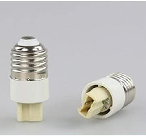 YSJJZRL E14/E27/B22/GU10/G24/E40 uttagsförlängare lampsockelförlängare lamphållare adapter (10 st, E27 till G9)