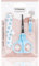 TITANIA Baby Maniküre Set (3-tlg.) * Baby Nagelschere, Baby Nagelknipser & Baby Nagelfeile * Baby Ausstattung * Baby Nagelpflegeset * Pflegeset für Kleinkinder * Babypflege-Set Blau