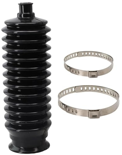 [Replacement] Soufflet de direction universel en silicone for crémaillère de direction, soufflet de pignon for kit gauche et droit avec pinces, outils d'entretien en silicone for voitures noires KANGK