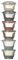 Vital Baby Nourish Store & Wean Food Pots 60ml 6pk 4m+, Leakproof, Stackable, Soft Base, EarthSmart Biodegradable, BPA-Free & Freezer Safe for Baby Food