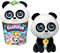 Bizak Riesiges interaktives Plüschtier mit mehr als 10 Sounds, Reaktionen und Musik. Köstliches und reichhaltiges EIS, 30 cm, 4 Verschiedene Modelle Panda-Bär, (62009025-4)