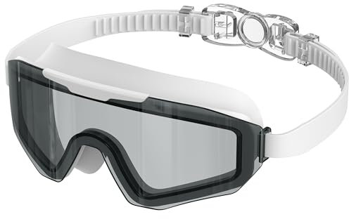 Ambienden Schwimmbrille Unisex Antibeschlag UV-Schutz | Taucherbrille Erwachsene GroßEr Rahmen HD-Linse | Professionelles Schwimmbrille FüR Schwimmen Tauchen Und Wassersport – WBK