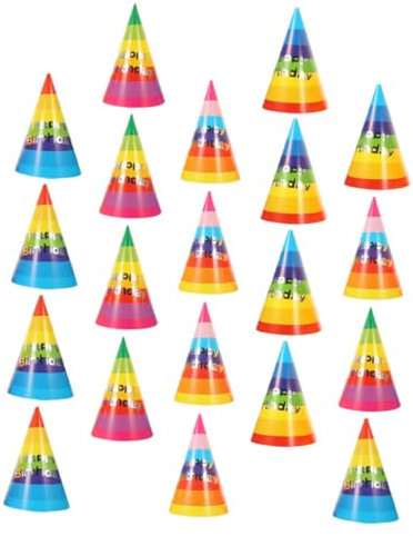 GLEAVI 36pezzi Cappelli Cono in Per Feste Compleanno Decorazioni Da Festa Accessori Per Feste Compleanno Cappelli Per Party