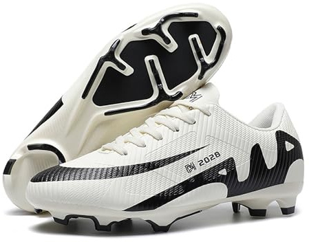 Football Boots Size 3, Football Boots Kids: Astro Turf Soccer Shoes Velcro Laceless Sport Sneaker Athletics Indoor Outdoor Trainers Non-Slip Training Shoe Wide Fit Boys Girls Unisex Junior