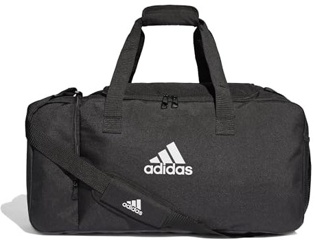 adidas Duffelbag Tiro M, Black/White, One Size, DQ1071