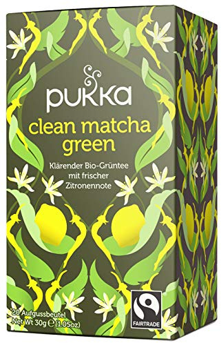 Pukka Herbs Bio Clean Matcha Green Teemischung, 30 g