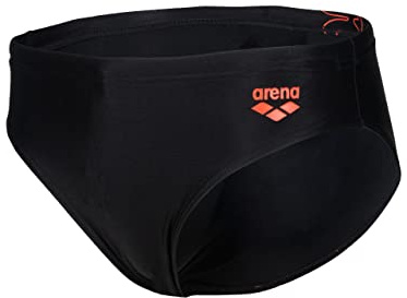 ARENA Boy's Swim Briefs Graphic, Slip Bambini E Ragazzi, Black-Floreale, 8-9 Anni