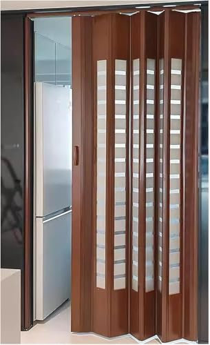 Modernes Akkordeon-Faltschrank Schiebetür für Wohnzimmer, Büro, Flur, Speisekammer, einziehbare Scheunenpaneele, Innentüren, 90 x 200 cm