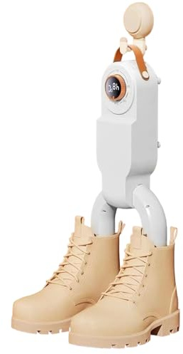 Séchoir à Chaussures,Séchoir Déshumidificateur pour Bottes et Chaussures - Appareil Pliable avec Minuterie Séchage Rapide pour Pantoufles Gants Sneakers en Cuir Extérieur Maison