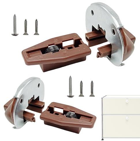Drawer Guide Kit - Drawer Replacement Parts Drawer Rail Repair Kit - Replacement Furniture Parts Rail Installation Positioner for the
