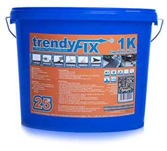Mortier de Joints de pavés TrendyFIX 1K pour Joints sans Mauvaises Herbes - 25 kg (Naturel)