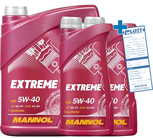 MANNOL 7L MOTORÖL Extreme 5W-40 5W40 MOTORENÖL