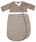 Gesslein Baby Schlafsack Bubou, Ganzjahres-Schlafsack mit Temperaturregulierung (optimale Passform, langer Reißverschluss, 70), braun-weiß gestreift