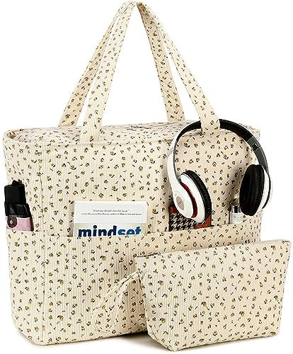 LOIDOU Große Strandtasche Damen Umhängetasche mit Reißverschluss Tote Bag Wasserdichte Sanddichte Shopper Schultertaschen Taschen Handtasche Gym Schwimmbad mit nassem Fach Reise Pool Swim