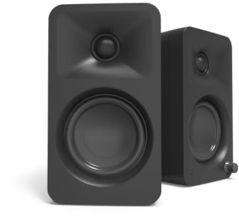 Kanto ORA 100W Powered Reference Desktop Speakers with Bluetooth - Black - Pair