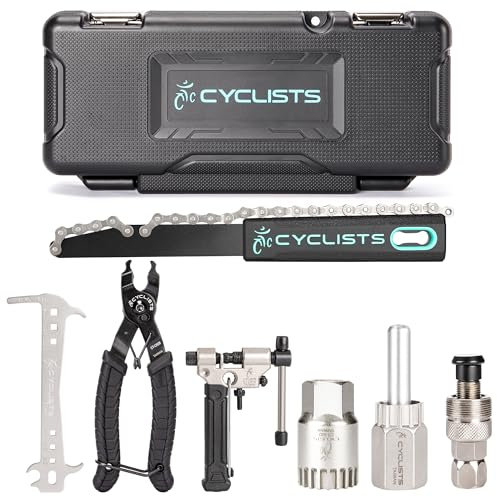 7-teiliges Fahrrad-Werkzeugset – Fahrrad-Werkzeug-Wartungsreparatur-Set – Mountain/Rennrad-Reparatur-Set mit Aufbewahrungskoffer