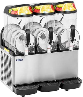 Royal Catering RCSL 3/12A Granitore sorbettiera 3 x 14 L LED Pannello digitale Macchina per granite Granitori