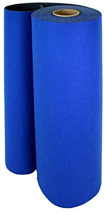 OLIVO.shop Passatoia per Eventi, Passatoia Rotolo Tappeto, Passatoie Matrimonio, Cerimonia, Feste, Moquette da Esterno, al Metro, Antiscivolo, Passerella ROMOQU (BLU, 1x10 MT)