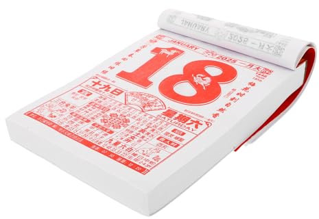 HAPINARY Wand Kalender Mondkalender 2025 Abreißbarer Mondkalender Kalenderdekor Für Zuhause Und Büro