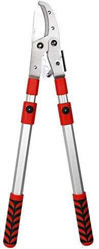 Tijeras de jardín Extensibles de Mano, telescópicas, de trinquete, para podar árboles frutales, de Acero SK5, para Cortar Ramas Gruesas sin Esfuerzo.
