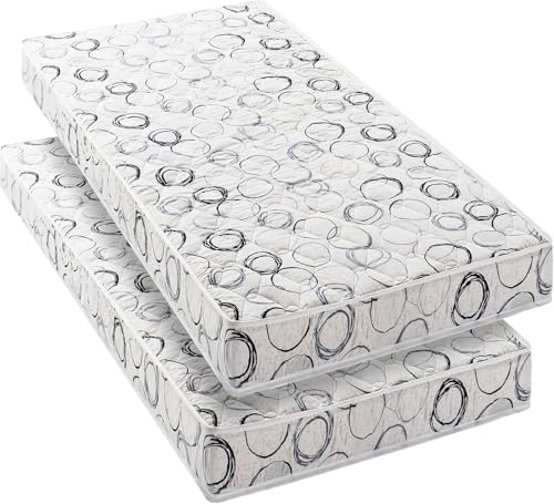 BLUE MOON – Lot de 2 Matelas Sympa 90x200. Mousse profilée 5 Zones de Confort. Épaisseur 14 cm – Compatibles avec Lits IKEA – Fabriqués en Belgique – Garantie 7 Ans
