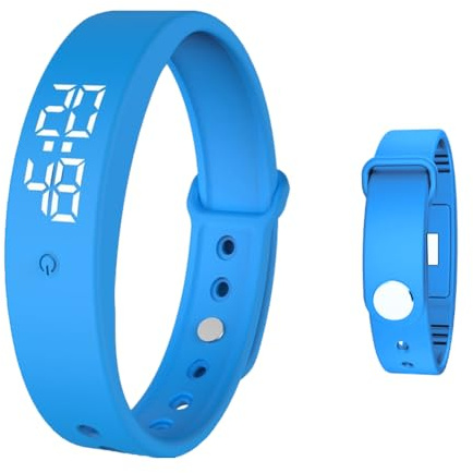 Umllpet Bracelet de réveil par vibration, bracelet d'alarme à vibration silencieuse, montre à vibration et alarme de vibration pour enfants et adultes, montre d'entraînement au pot, rappel de boisson