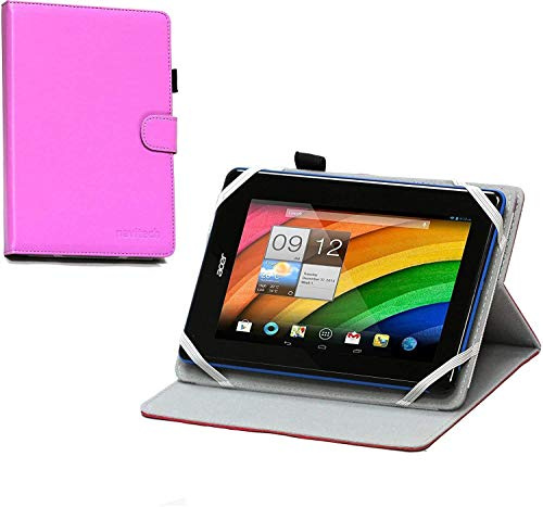 Navitech Lila fodral i fuskläder – kompatibel med Alld Ocube Power M3 Phablet – 25,7 cm