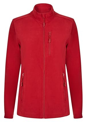 VELILLA 201502W, Chaqueta Polar Mujer, Color Rojo, Talla S