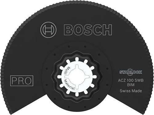 Bosch 1 lama per sega a segmento PRO ACZ 100 SWB (per feltro per tetto, polistirolo PS, Ø 100 mm, accessorio professionale)