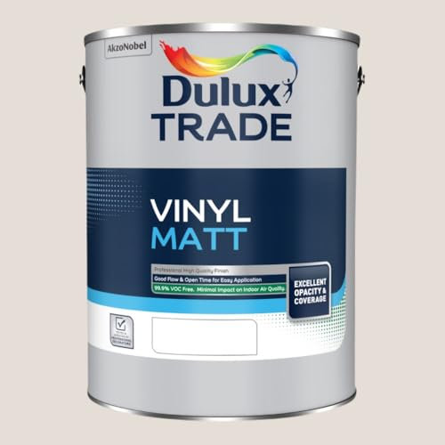 DULUX TRADE VINYL MATT NUTMEG WHITE 5L
