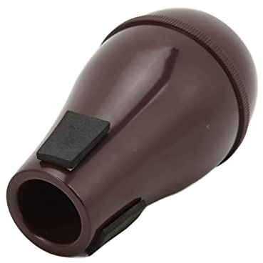 Dilwe Silenciador de Trompeta, Silenciador Compacto y Ligero de ABS para Afinación de Todos los Rangos, con Diseño Profesional para la Práctica de Entusiastas de la Música (rojo oscuro)