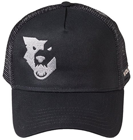 Wolf Tooth Trucker Cap, Unisex Erwachsene, schwarz, Einheitsgröße