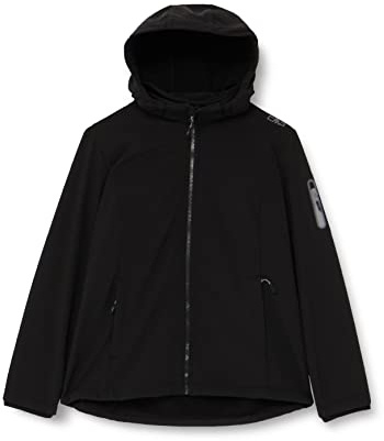 CMP - Damenjacke mit Kapuze und Reißverschluss, Schwarz, L