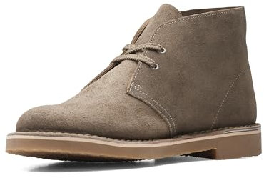 Clarks Herren Desert Boot Bushacre 3 Chukka-Stiefel, Beige, 43 EU