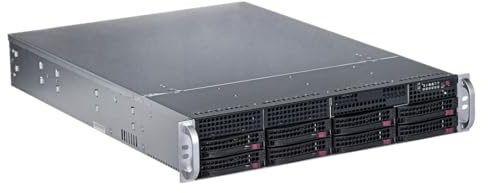 Supermicro 825TQC-R802LPB Halterung, 800 W, Schwarz