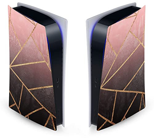 Head Case Designs Officially Licensed Elisabeth Fredriksson Pink And Black Art Mix Vinyl Faceplate Sticker Gaming Skin Decal Cover Compatible With Sony PlayStation 5 PS5 Digital Edition Console