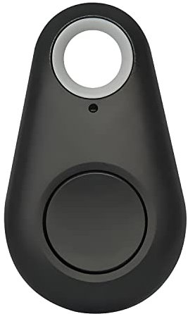 Retoo Trovatore di chiavi Bluetooth multifunzione con app e allarme, Smart Tracker, tasca, portafogli per iOS/Android, anti-smarrimento, trova oggetti, Nero