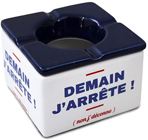 Cendrier Bistrot Vintage - Demain j'arrête