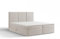 Extrasen Bett Boxspringbett 140x200 cm Polsterbett Mit 2 Matratzen 2 Bettkasten Stauraum Bettgestell Doppelbett Stoffbett Kopfteil Schmutzabweisend RIMI Hellbeige