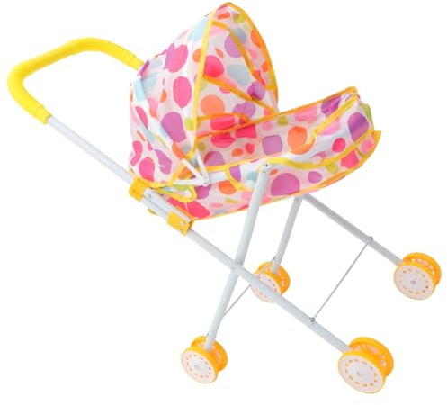 Yardwe Passeggino Per Casa Delle Bambole Giocattoli Macchina Bambina Passeggino Per Bambole Per 1-3 Giocare Agli Accessori Della Casa Da Gioco Giocare Al Passeggino Ferro Da Stiro