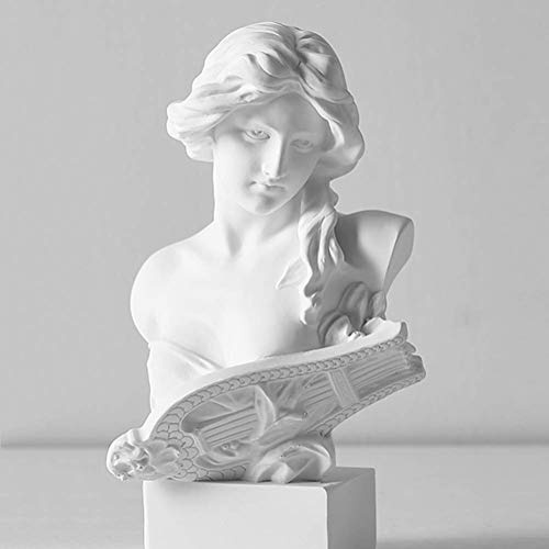 Busto di David Scultura Classica Statuina Greca Artigianato Decorazione per la Casa Ornamenti da Schizzo Regalo