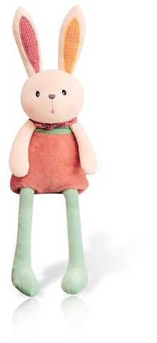 SingingWang Coniglio Peluche, Coniglietto Peluche per Regalo Pasqua, Decorazioni Pasquali, Regalo Compleanno, Elastico, Carino, Morbido (M)