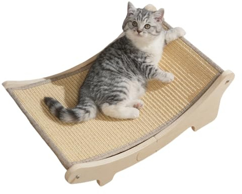 Cama Rascador Gatos Protector De Muebles, Cojín Tumbona De Sisal Para Uñas