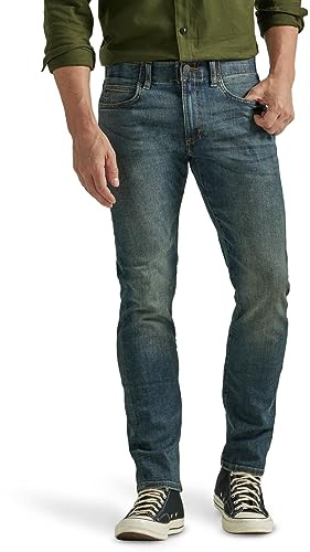 Lee Men's Extreme Motion Slim Straight Jean Maverick 30W x 32L