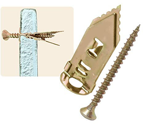 Anclaje de accionamiento de martillo para placas de yeso, enchufe de martillo para fijación de pared de cavidad, placas de yeso, fijaciones y tornillos, tacos de pared Driva para placas de yeso,