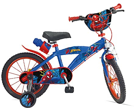 Huffy, Bicicleta de 14 Pulgadas Marvel Spidey Boys, Azul, One Size